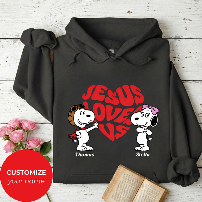 Jesus loves us Hoodie