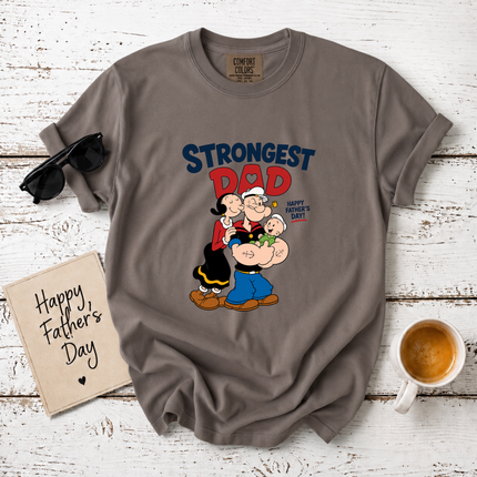 Comfort Colors Strongest Dad Family Love T-Shirt