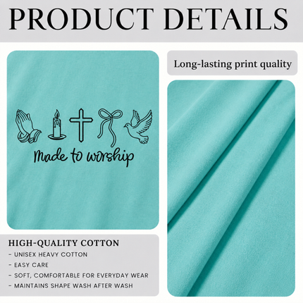 Comfort Colors Made to Worship Symbols T-Shirt