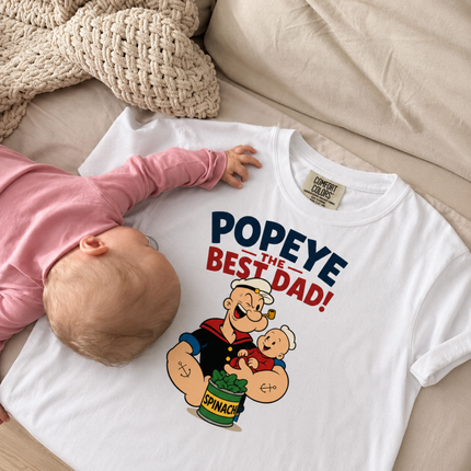 Comfort Colors Sailor Best Dad & Baby Spinach T-Shirt