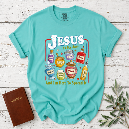 Comfort Colors Jesus Is My Jam Faith Jars T-Shirt