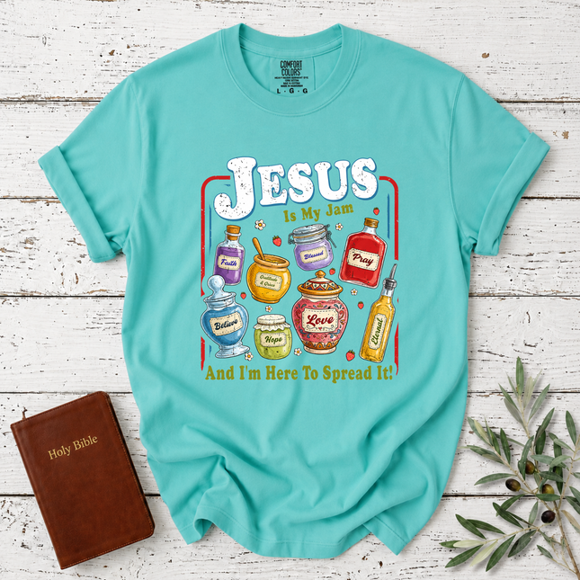 Comfort Colors Jesus Is My Jam Faith Jars T-Shirt