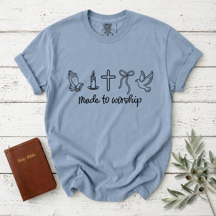 Comfort Colors Made to Worship Symbols T-Shirt