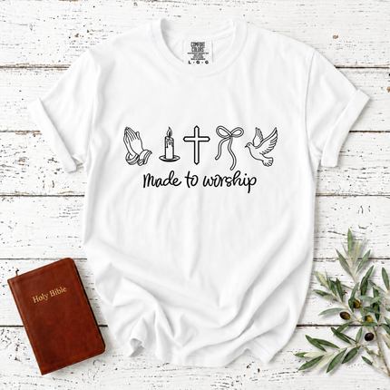 Comfort Colors Made to Worship Symbols T-Shirt