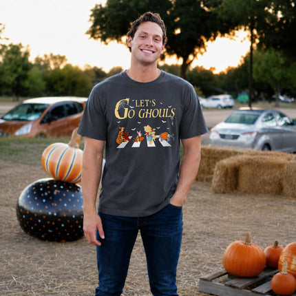 Comfort Colors Halloween Let's Go Ghouls T-shirt