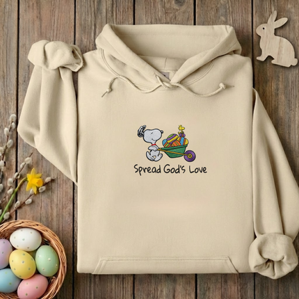 Spread God's Love Embroidered Hoodie
