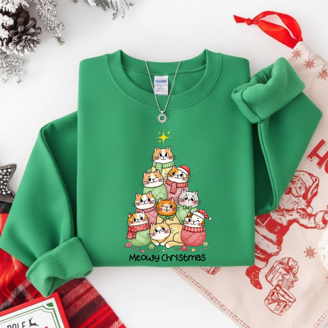 Meowy Christmas Sweatshirt