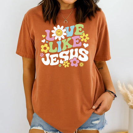 Comfort Color LOVE LIKE JESUS T-shirt