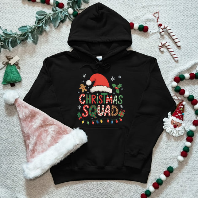Christmas Squad Christmas Hoodie for Adults