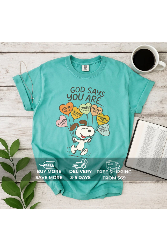 Comfort Colors Snoopy Balloons T-shirt
