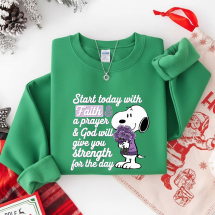 Start today with Faith Sweatshirt