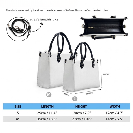 "The Lord Will Fight For Me, I Need Only To Be Still" Christian Leather Handbag