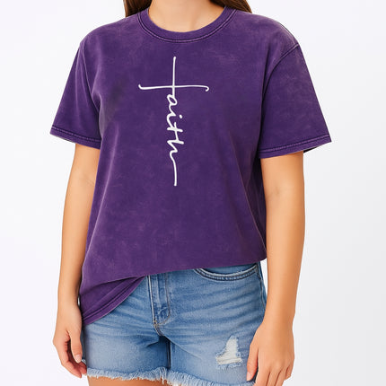 Faith on Cross Christian T-Shirt