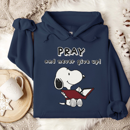 Pray and Never Give Up Hoodie
