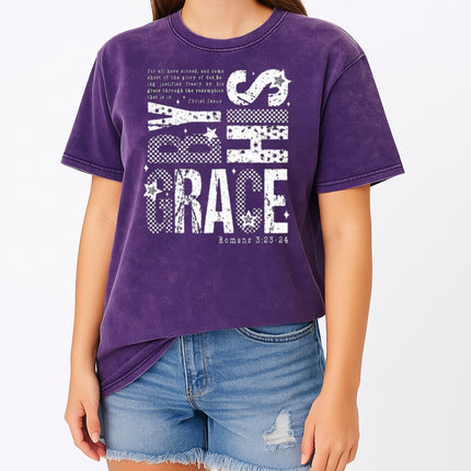 By His Grace Christian T-Shirt