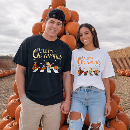 Comfort Colors Halloween Let's Go Ghouls T-shirt