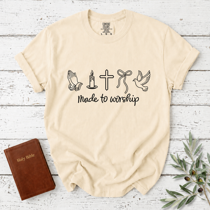 Comfort Colors Made to Worship Symbols T-Shirt