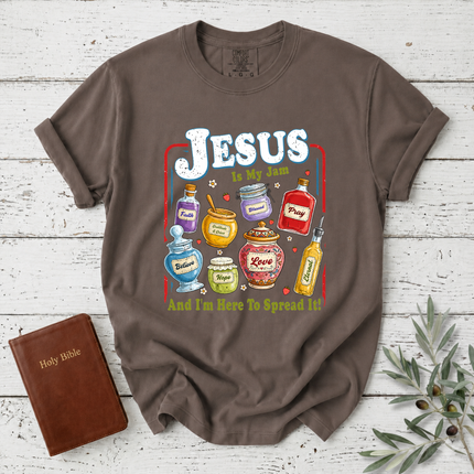 Comfort Colors Jesus Is My Jam Faith Jars T-Shirt