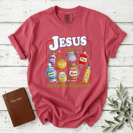 Comfort Colors Jesus Is My Jam Faith Jars T-Shirt