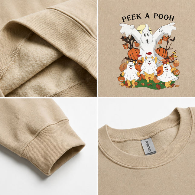 Peek A Pooh Spooky Halloween Sweatshirt