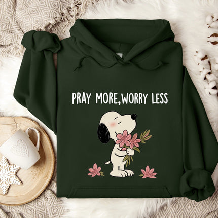Pray More Worry Less Hoodie