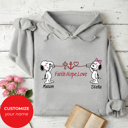 Faith Love Hope Hoodie