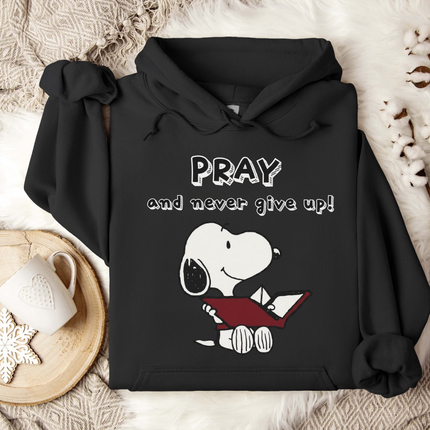 Pray and Never Give Up Hoodie
