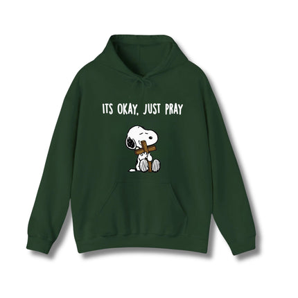 It's Okay, Just Pray Gildan Hoodie