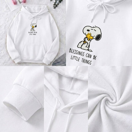 Blessings Can Be Little Things Embroidered Hoodie