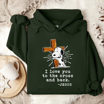 I Love You To The Cross And Back Hoodie