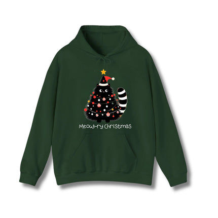 Meow-ry Christmas Hoodie