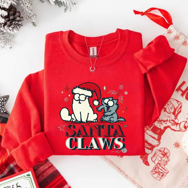 Santa Claws Christmas Sweatshirt