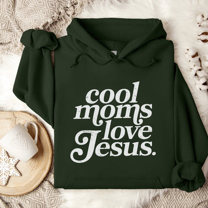 Cool moms love jesus Hoodie