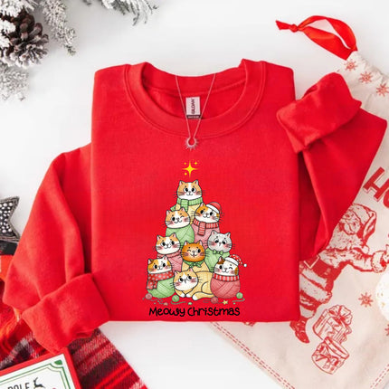 Meowy Christmas Sweatshirt