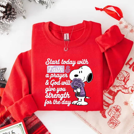 Start today with Faith Sweatshirt