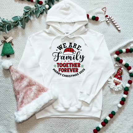 We are family Christmas Hoodie for Adults