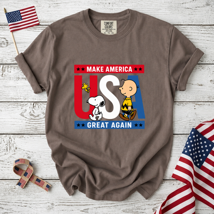 Comfort Colors Make America Great Again Patriotic Friends T-Shirt