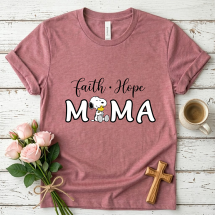 Faith Hope Mama T-shirt