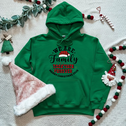 We are family Christmas Hoodie for Adults