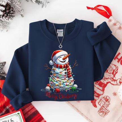 Merry Christmas Snowman Sweatshirt