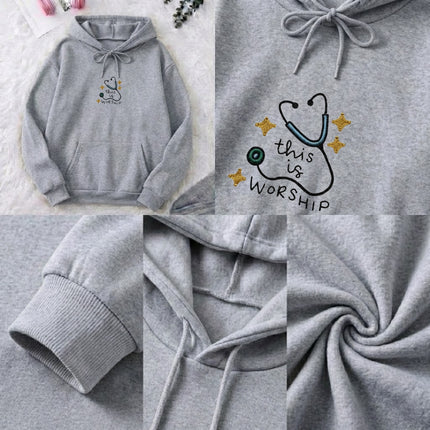 This Is Worship Embroidered Hoodie