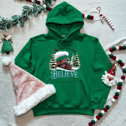 The Polar Express Christmas Hoodie for Adults