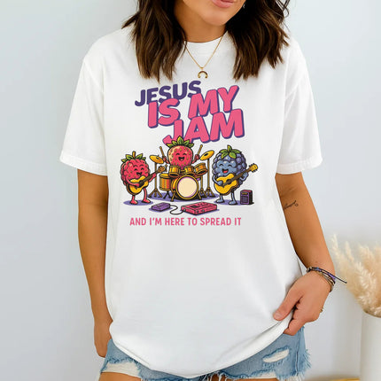Comfort Colors Jesus Is My Jam Band Music T-Shirt