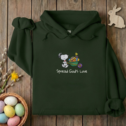 Spread God's Love Embroidered Hoodie