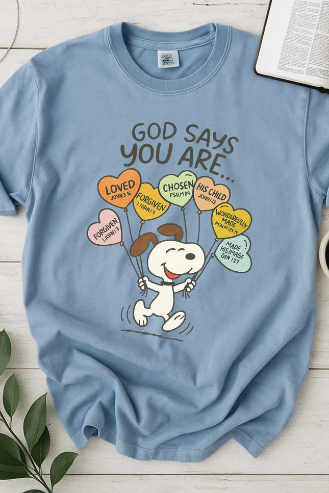 Comfort Colors Snoopy Balloons T-shirt