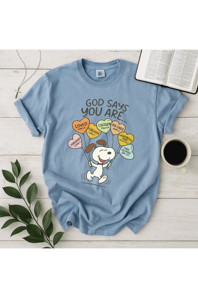 Comfort Colors Snoopy Balloons T-shirt