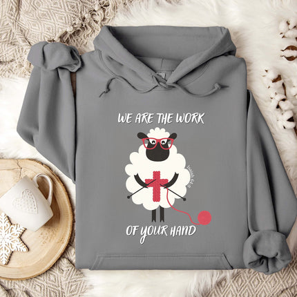 We Are The Work Of Your Hand Gildan Hoodie