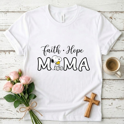 Faith Hope Mama T-shirt