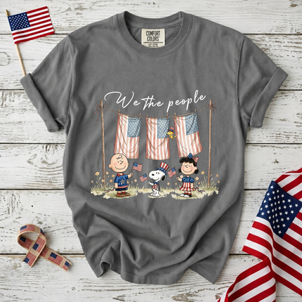 Comfort Colors We The People Patriotic Friends Laundry Line T-Shirt