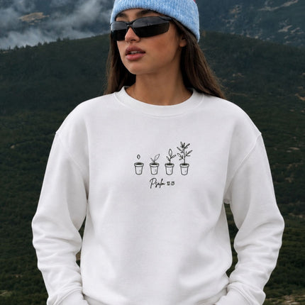 Psalm 9213 Planted in the House of the Lord Embroidered Sweatshirt